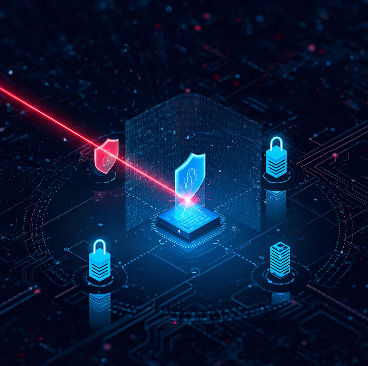 Network security monitoring protecting a business network